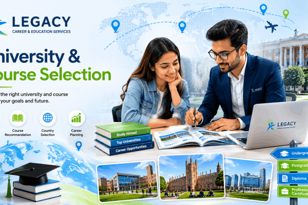 University & Course Selection