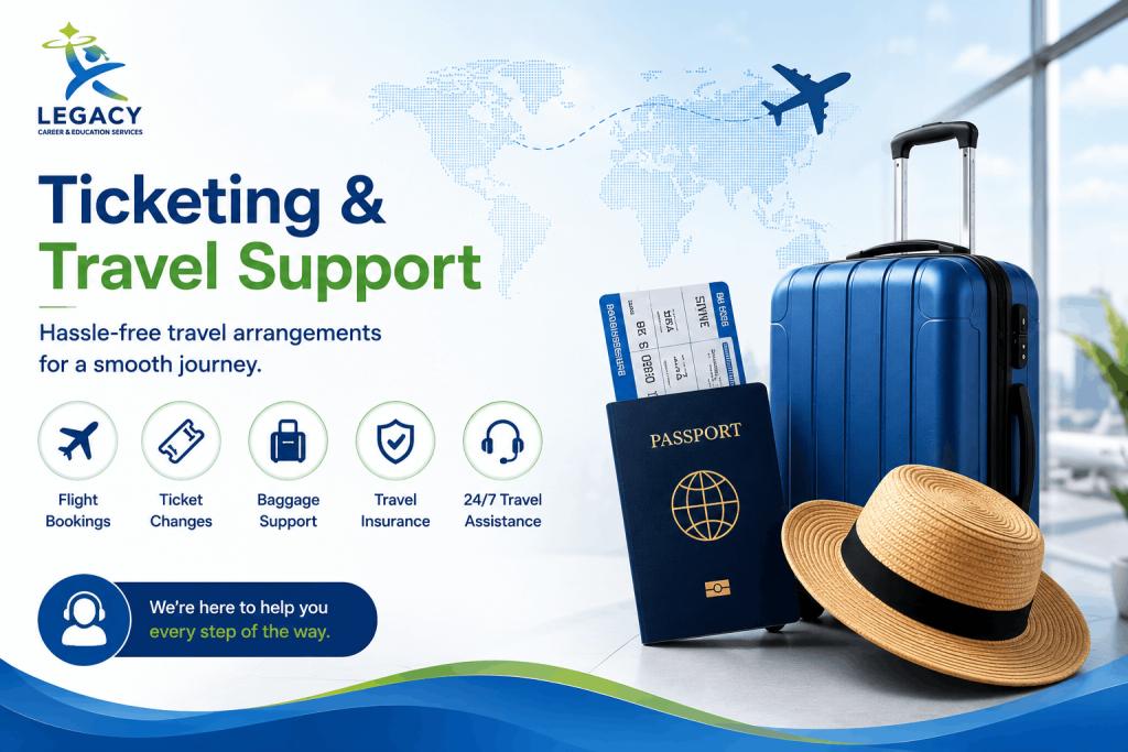 Ticketing & Travel Support